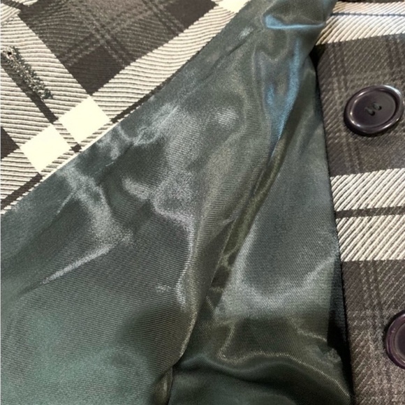 JD Hook Black and White Wool-blend Gingham Plaid Suit Jacket - Picture 6 of 8